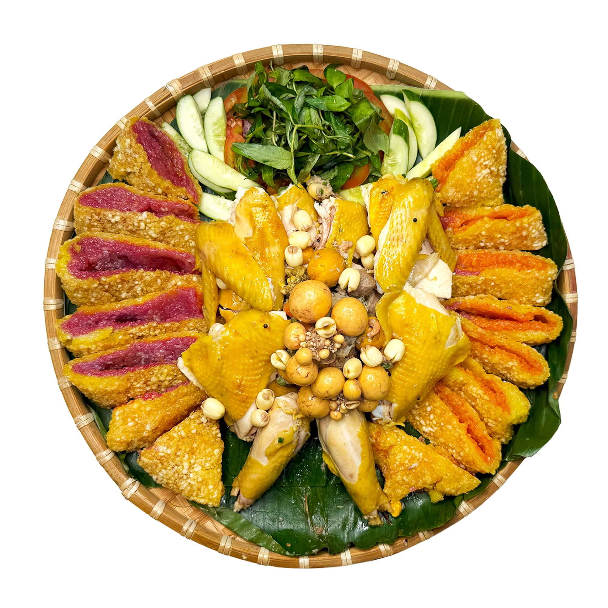 Gà bó xôi bát bửu