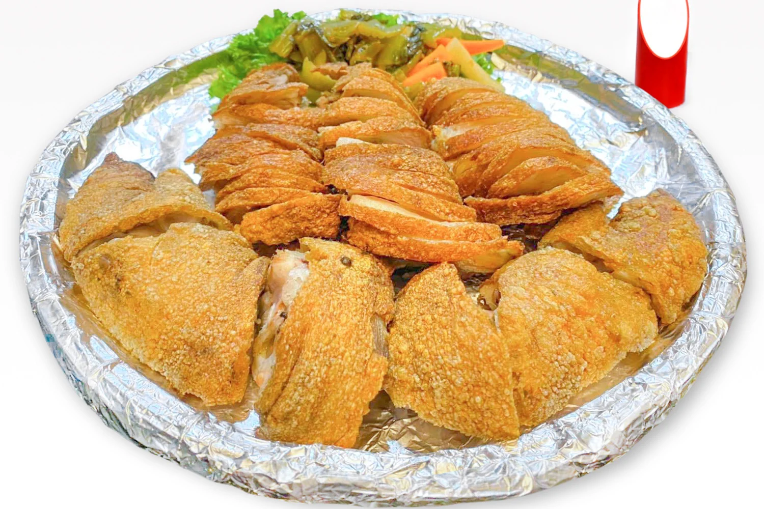 Giò heo muối chiên giòn