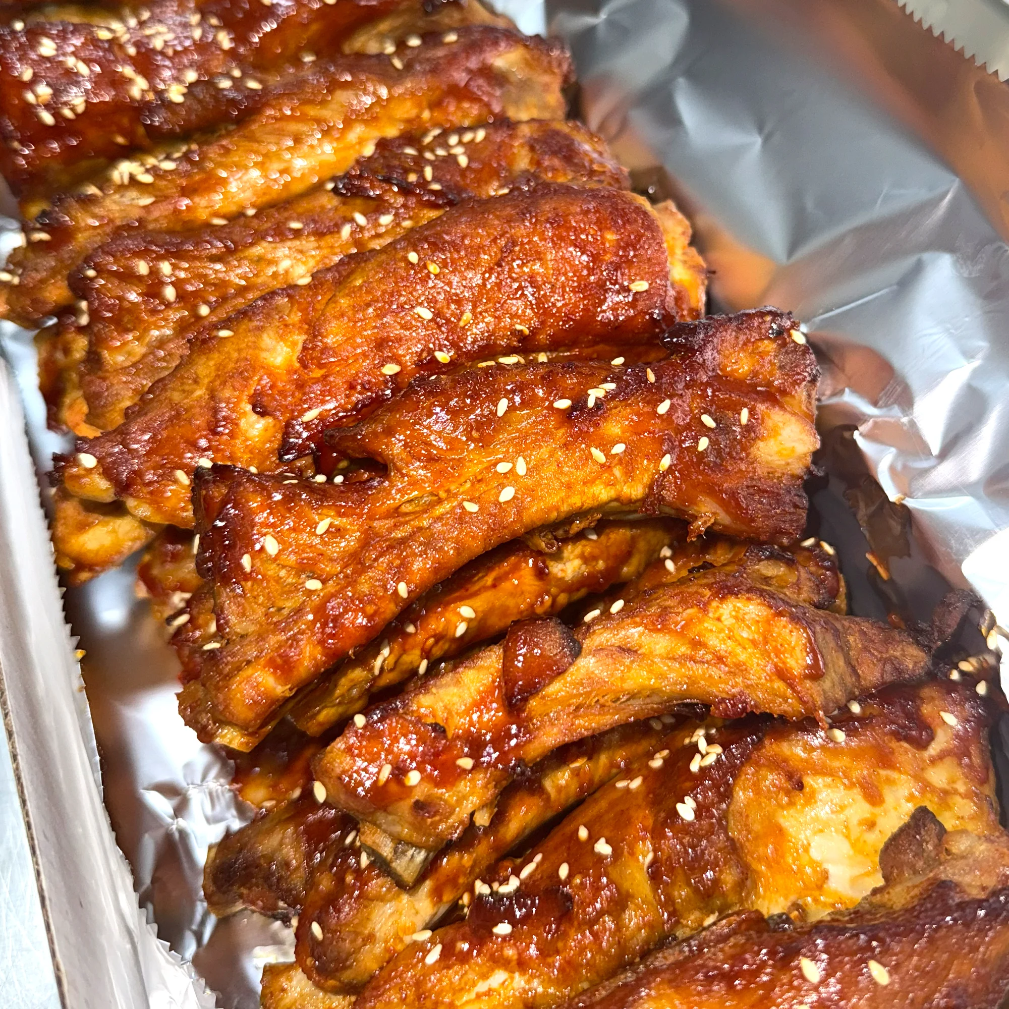 Sườn BBQ kiểu mỹ