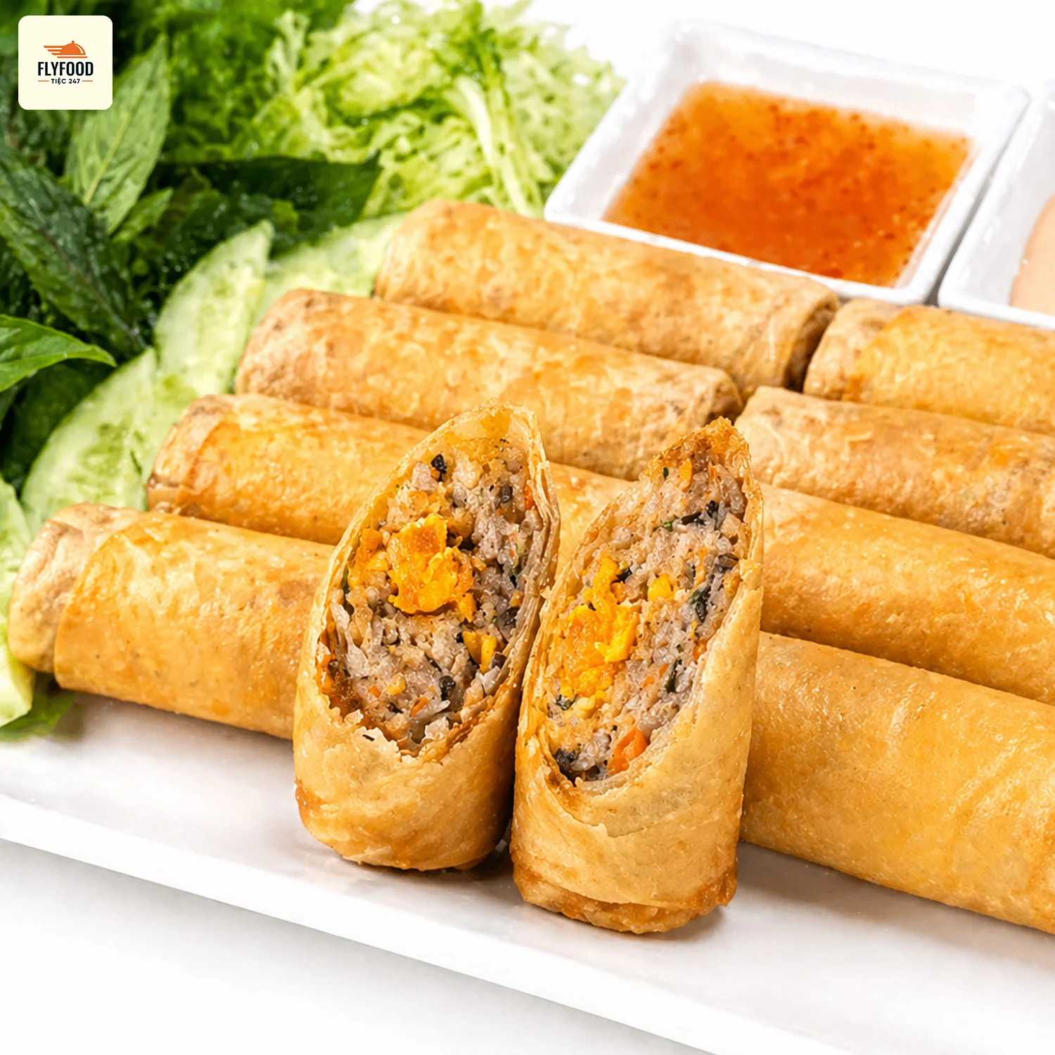 Chả giò hải sản hoàng kim FLYFOOD