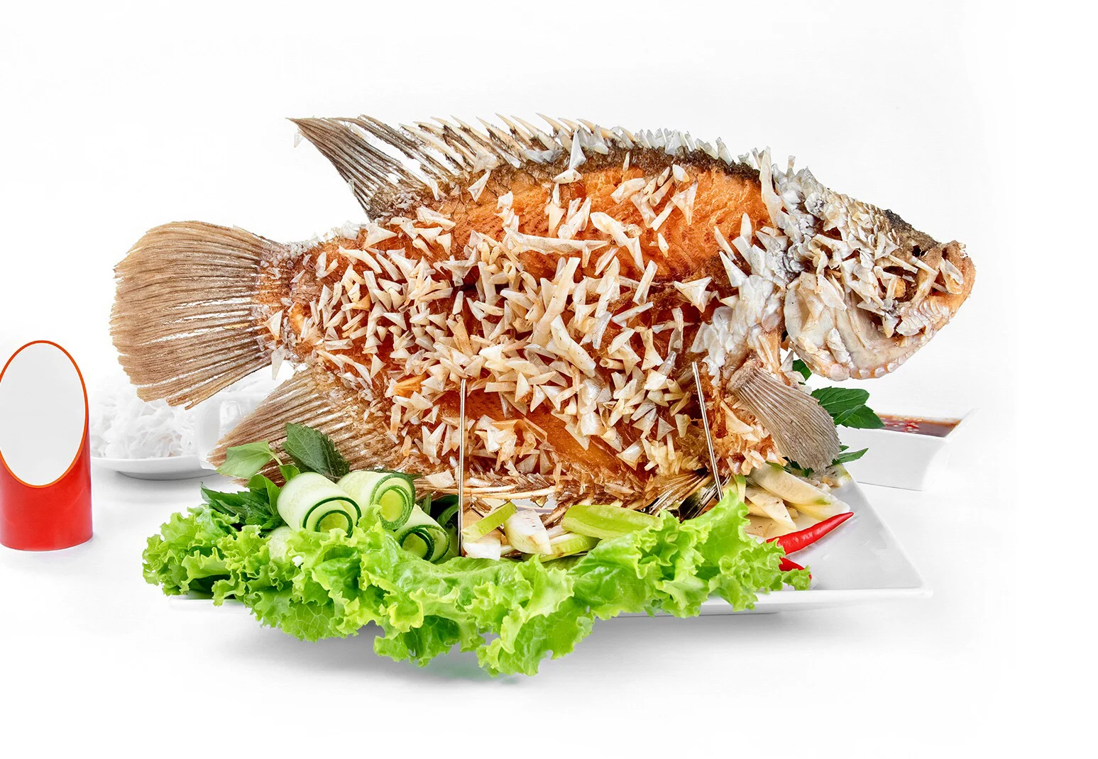 Cá tai tượng chiên xù