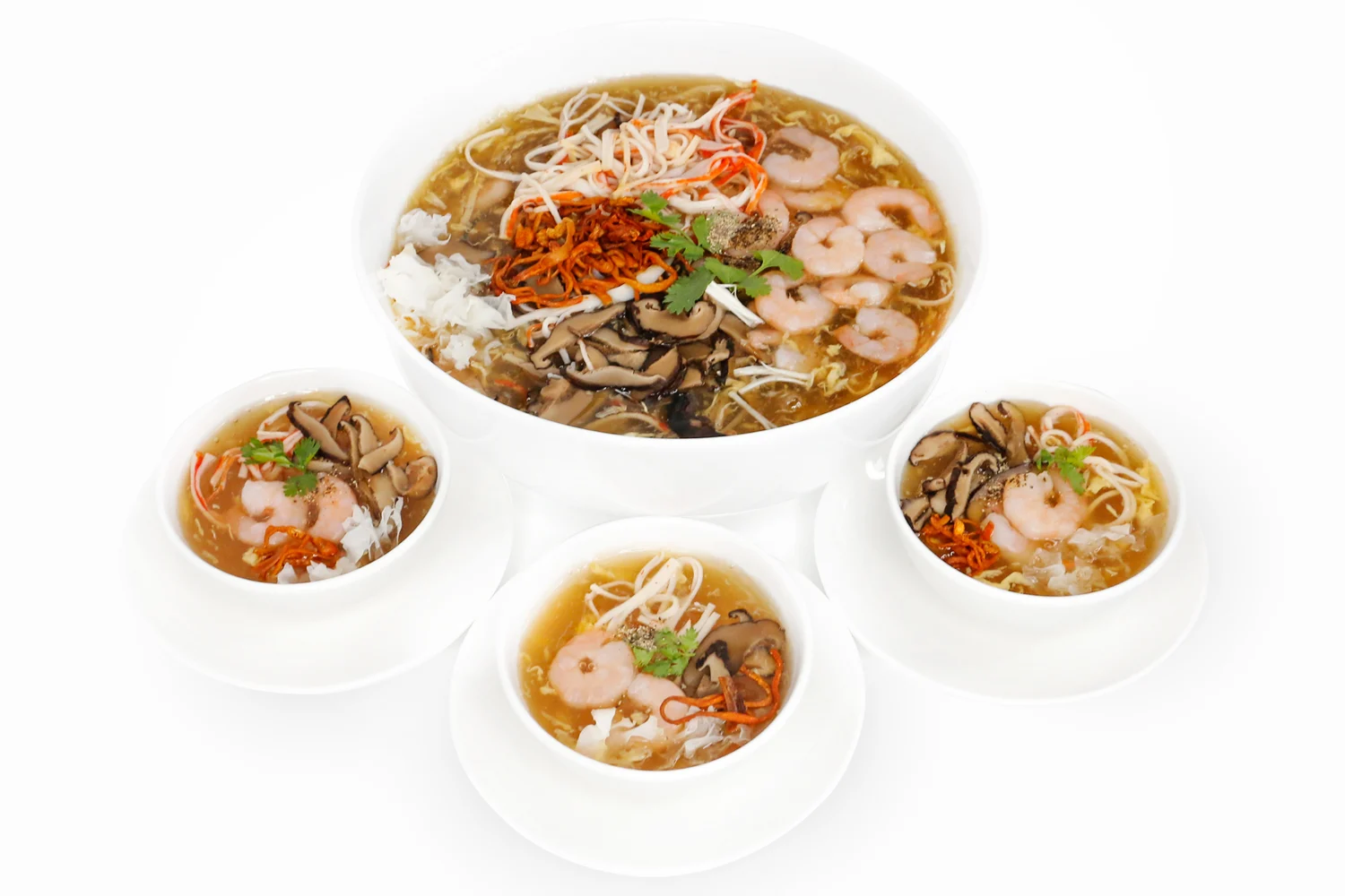 Súp tôm nấm đông trùng FLYFOOD