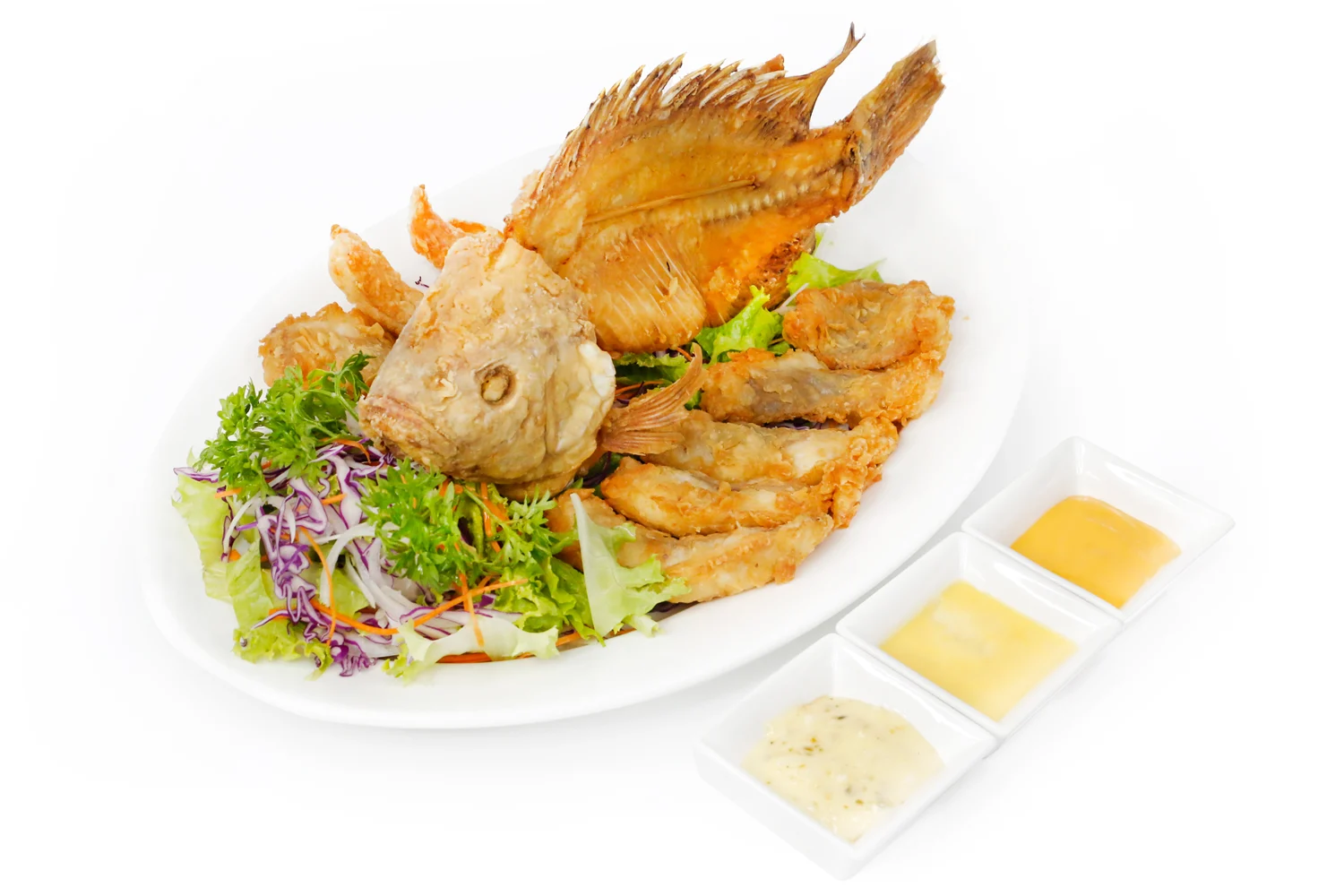 Cá điêu hồng sốt tam vị FLYFOOD
