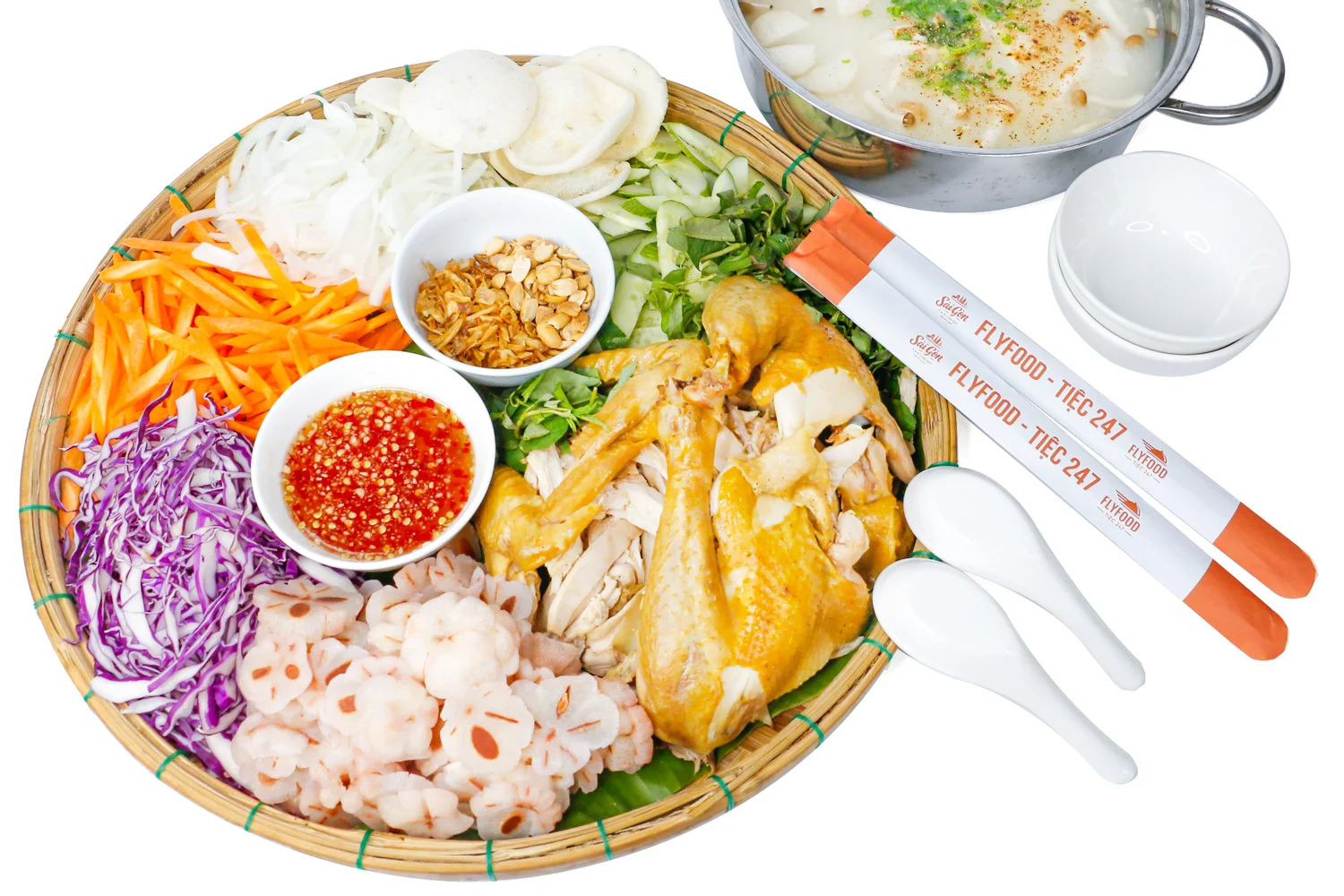 Gỏi gà măng cụt FLYFOOD