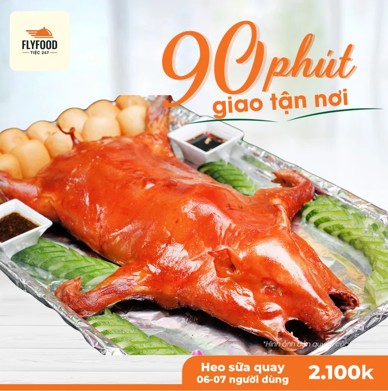 Heo sữa quay nguyên con FLYFOOD